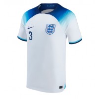 England Luke Shaw #3 Fußballbekleidung Heimtrikot WM 2022 Kurzarm